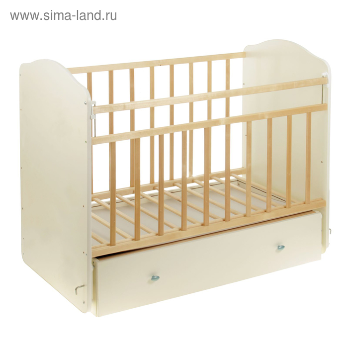 Детская кроватка «Морозко» на маятнике, с ящиком, цвет бежевый/берёза
Детская кроватка «Морозко» на маятнике, с ящиком, цвет бежевый/берёза