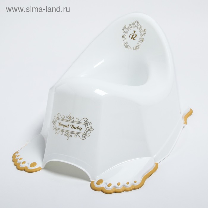 Горшок детский антискользящий Royal Baby, цвет белый
Горшок детский антискользящий Royal Baby, цвет белый