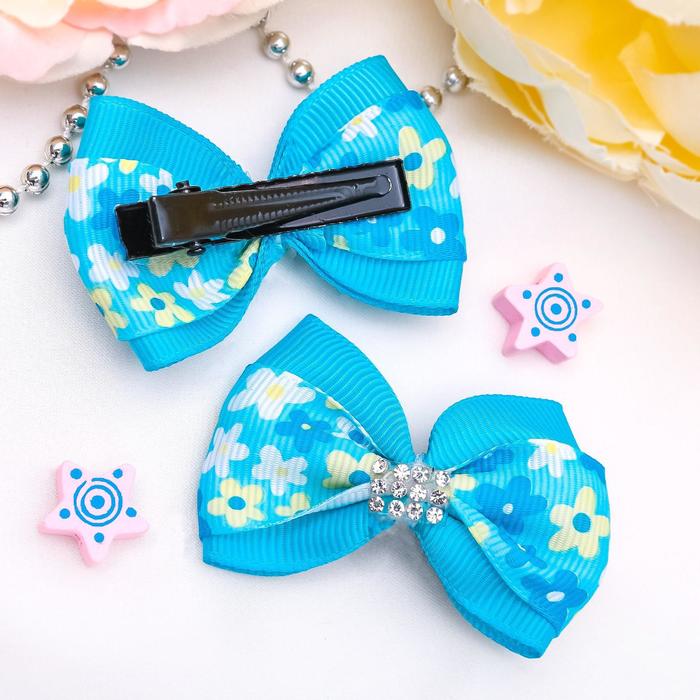 Зажим для волос "Бантик блеск" 5 см стразы цветы микс
Зажим для волос "Бантик блеск" 5 см стразы цветы микс