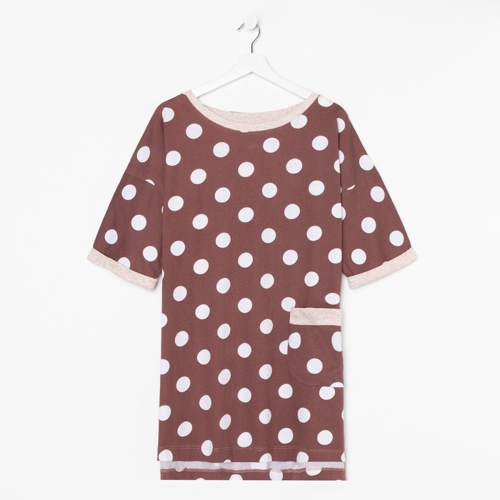 Туника женская 678 цвет коричневый, р-р 48 
Туника женская 678 цвет коричневый, р-р 48