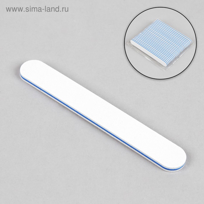 Пилка-наждак, абразивность 200/240, 11 см, фасовка 24 шт, цвет белый
Пилка-наждак, абразивность 200/240, 11 см, фасовка 24 шт, цвет белый