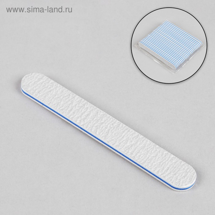 Пилка-наждак, абразивность 180/200, 11 см, фасовка 24 шт, цвет серый
Пилка-наждак, абразивность 180/200, 11 см, фасовка 24 шт, цвет серый