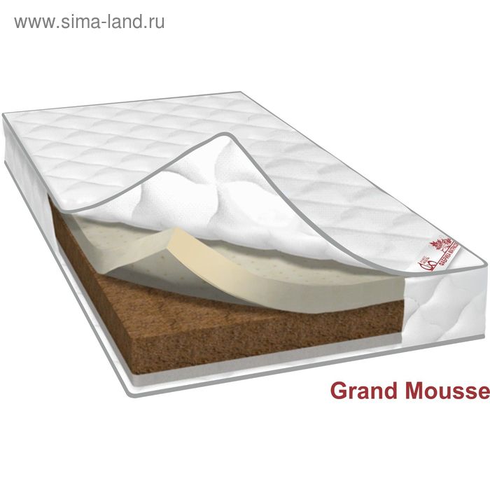Матрас Grand Mousse, размер 200х190 см, высота 20 см, трикотаж
Матрас Grand Mousse, размер 200х190 см, высота 20 см, трикотаж