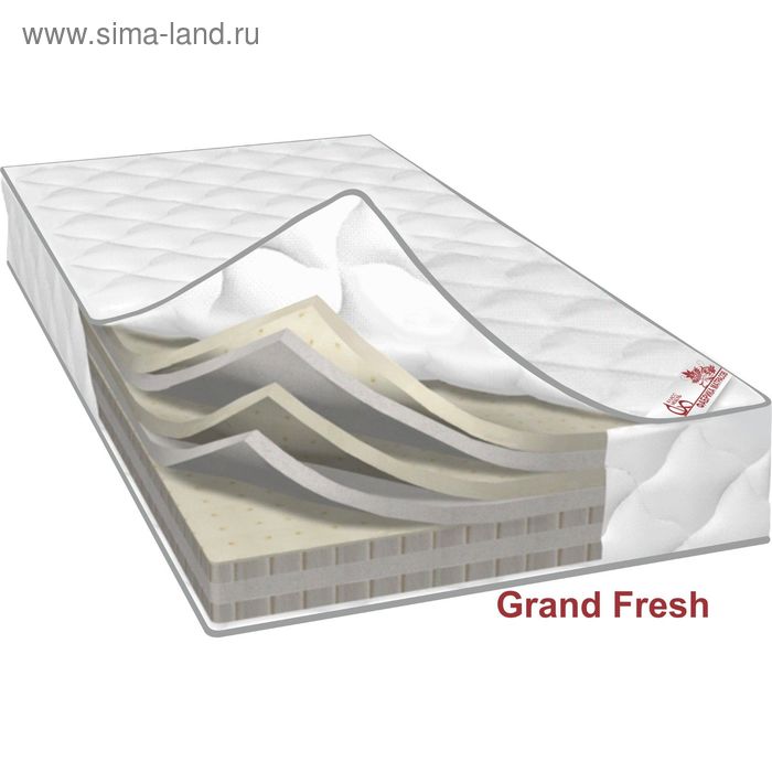 Матрас Grand Fresh, размер 80х200 см, высота 23 см, трикотаж
Матрас Grand Fresh, размер 80х200 см, высота 23 см, трикотаж
