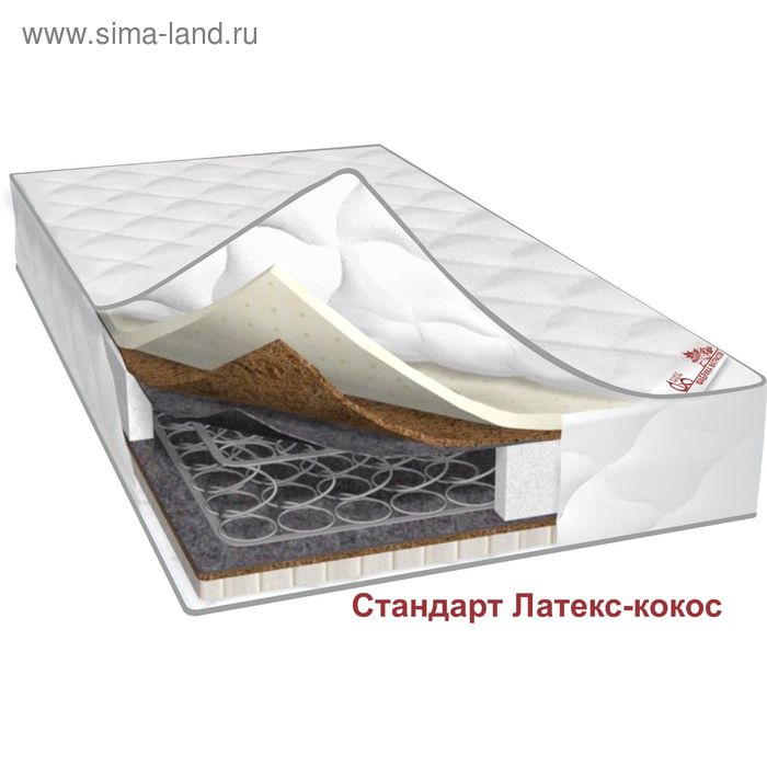Матрас «Стандарт Латекс-кокос», размер 90х190х22 см, жаккард
Матрас «Стандарт Латекс-кокос», размер 90х190х22 см, жаккард