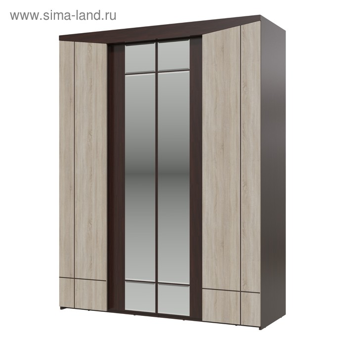 Шкаф 4-х дверный ПАРМА 1700х620х2220 Венге/Дуб сонома
Шкаф 4-х дверный ПАРМА 1700х620х2220 Венге/Дуб сонома