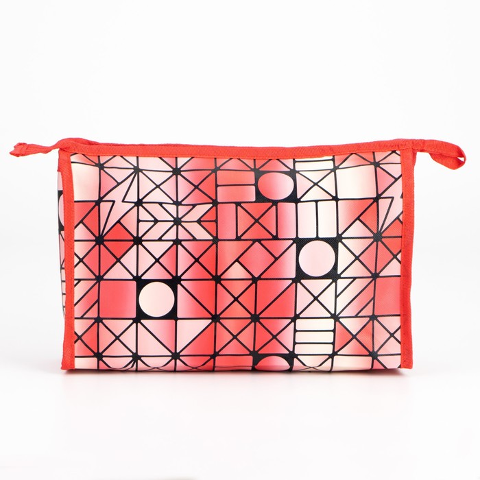Косметичка треугольная, отдел на молнии, цвет красный
Косметичка треугольная, отдел на молнии, цвет красный