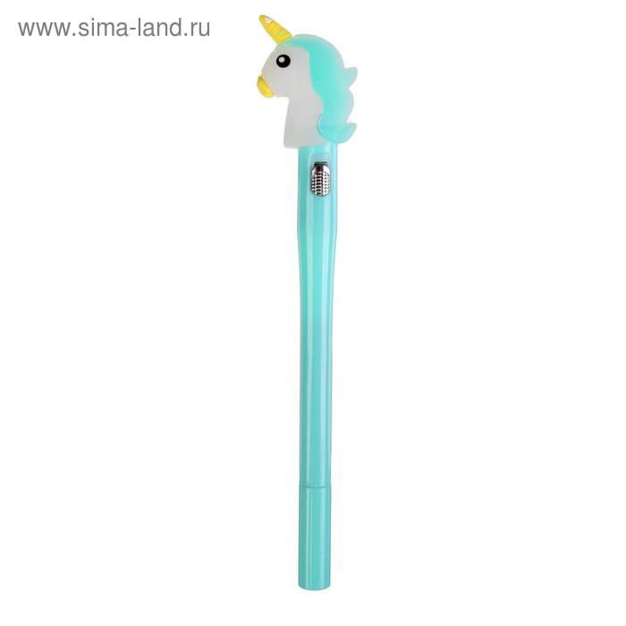 Ручка гелевая прикол с лампочкой "Единорог", бирюзовая
Ручка гелевая прикол с лампочкой "Единорог", бирюзовая