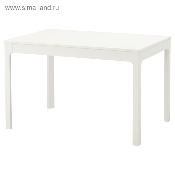 фото Раздвижной стол экедален, 120-180x80 см, белый ikea