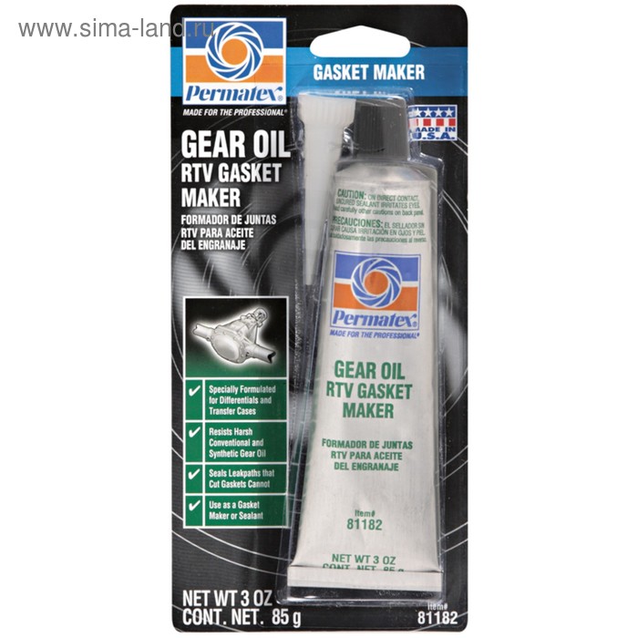 Герметик Рermatex, для механических коробок передач, 85 г
Герметик Рermatex, для механических коробок передач, 85 г