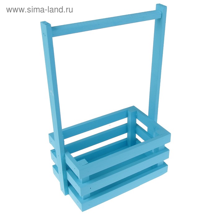 Кашпо деревянное 20×13×34 см "Classic", трёхреечное, с ручкой, голубой Дарим Красиво
Кашпо деревянное 20×13×34 см "Classic", трёхреечное, с ручкой, голубой Дарим Красиво