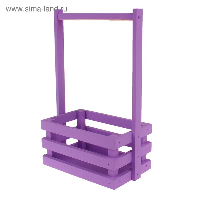 Кашпо деревянное 20×13×34 см "Classic", трёхреечное, с ручкой, фиолетовый Дарим Красиво
Кашпо деревянное 20×13×34 см "Classic", трёхреечное, с ручкой, фиолетовый Дарим Красиво