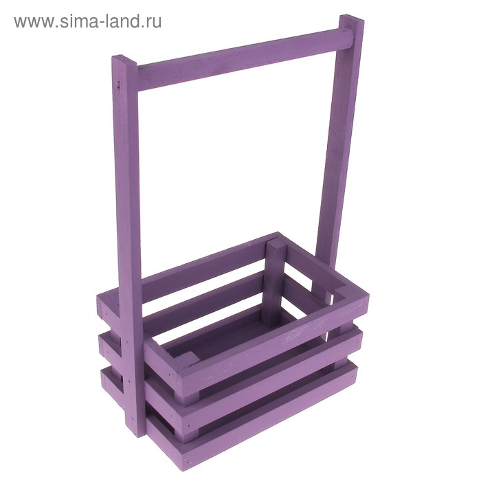 Кашпо деревянное 20×13×34 см "Classic", трёхреечное, с ручкой, фиолетовый Дарим Красиво
Кашпо деревянное 20×13×34 см "Classic", трёхреечное, с ручкой, фиолетовый Дарим Красиво