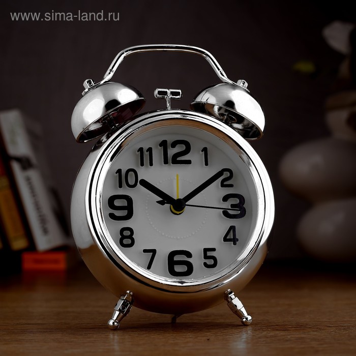 Будильник "Классика", хром, 16 х 10 см, микс
Будильник "Классика", хром, 16 х 10 см, микс