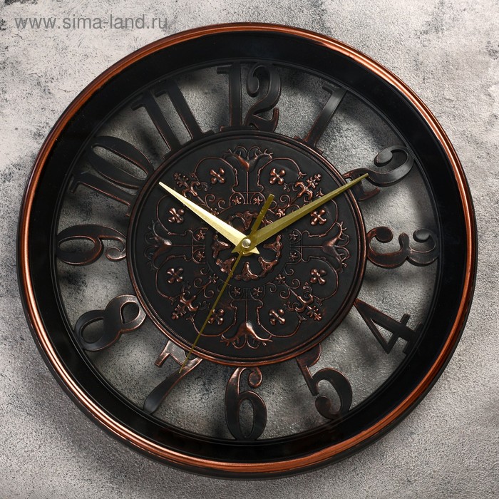 Часы настенные, серия: Интерьер, "Лоретт", коричневые, d=30.5 см
Часы настенные, серия: Интерьер, "Лоретт", коричневые, d=30.5 см