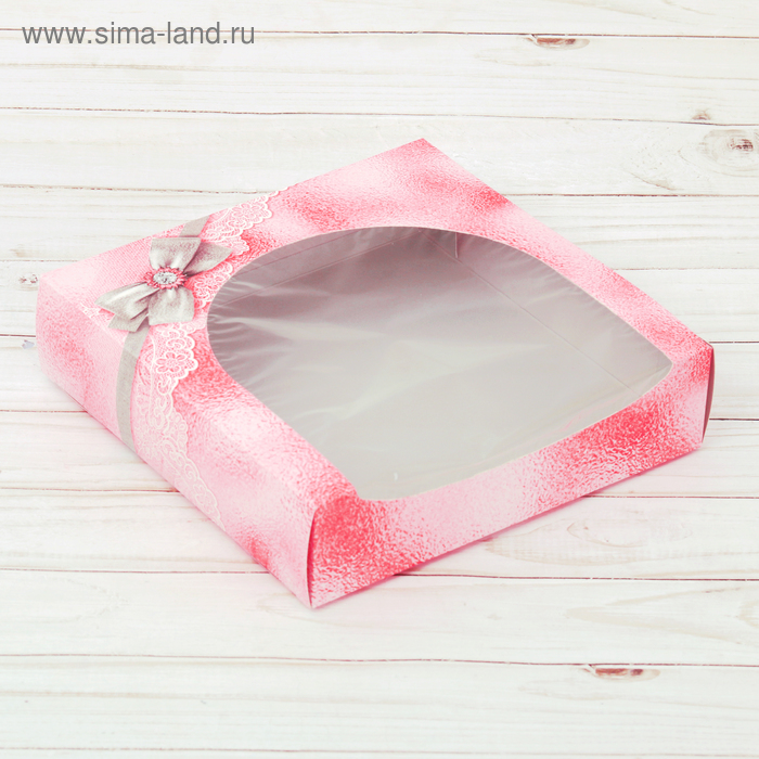 Коробка складная «Для тебя», 20 х 20 х 5 см
Коробка складная «Для тебя», 20 х 20 х 5 см