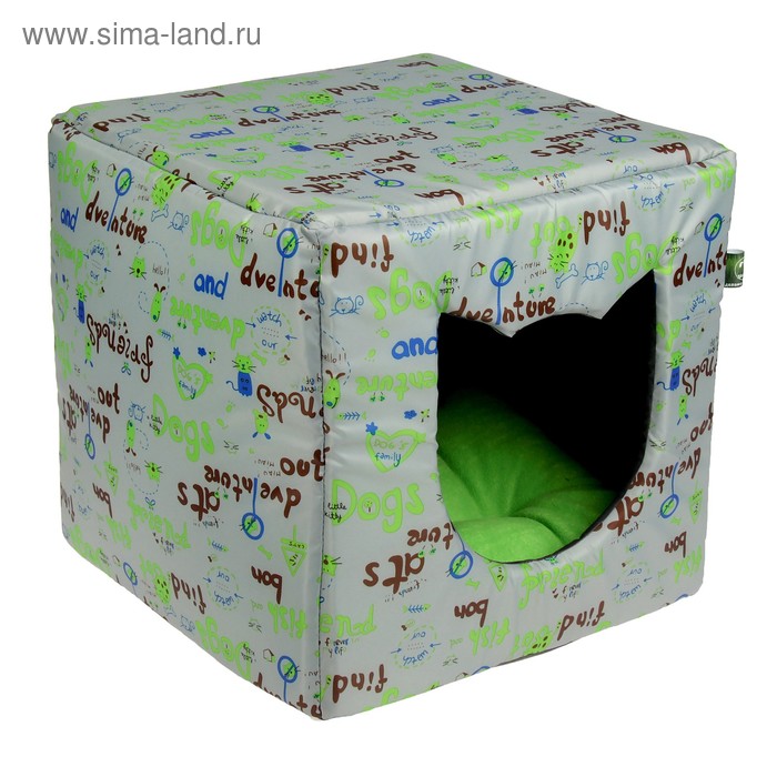 Дом-трансформер "Кот", оксфорд/флис/поролон/синтепух, 42 х 42 х 42 см
Дом-трансформер "Кот", оксфорд/флис/поролон/синтепух, 42 х 42 х 42 см