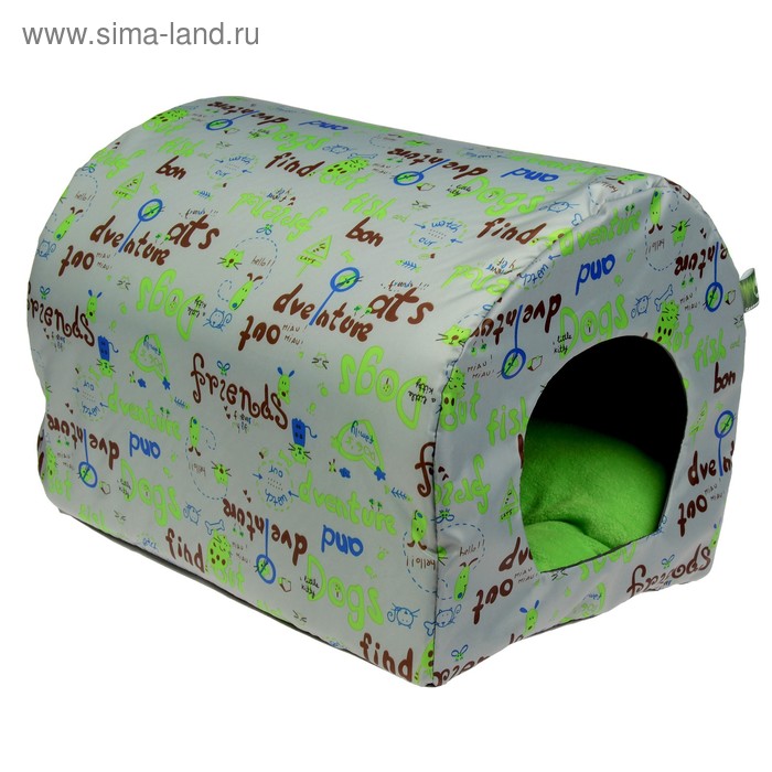 Домик-тоннель для животных, оксфорд/поролон/флис, 46 х 33 х 33 см
Домик-тоннель для животных, оксфорд/поролон/флис, 46 х 33 х 33 см