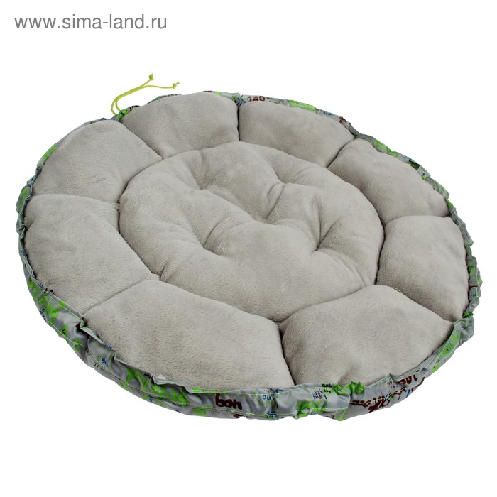 Лежанка-трансформер "Грин Грэй" меховая круглая, оксфорд/велсофт/синтепух, d= 90 см
Лежанка-трансформер "Грин Грэй" меховая круглая, оксфорд/велсофт/синтепух, d= 90 см