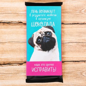 Обертка для шоколада «Лень возникает», 8 х 15.5 см
Обертка для шоколада «Лень возникает», 8 х 15.5 см