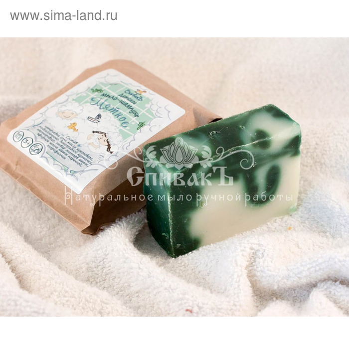 Детское мыло-шампунь СпивакЪ "Мятное", 100 г
Детское мыло-шампунь СпивакЪ "Мятное", 100 г