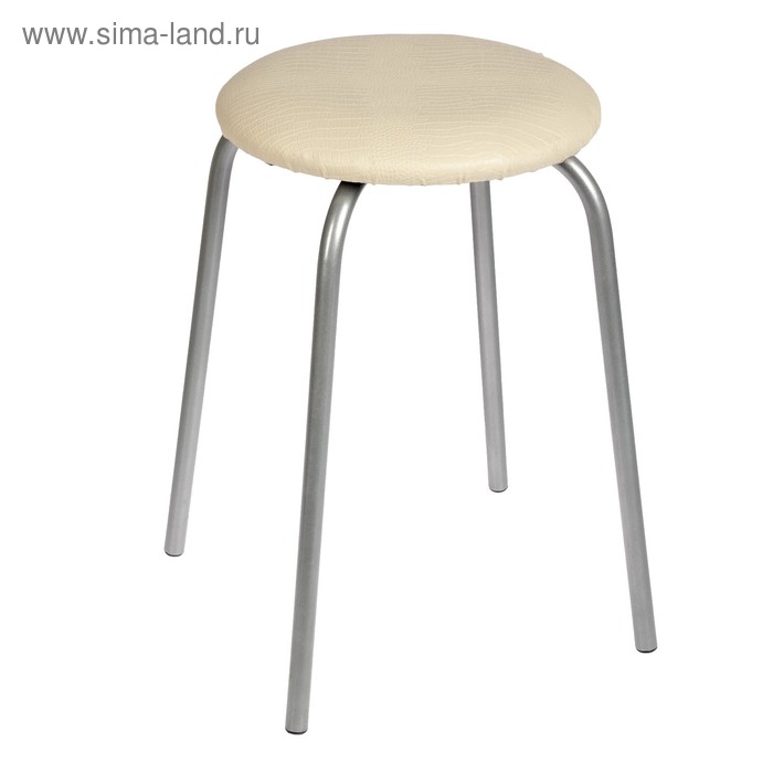 Табурет "Эконом" Серебристый металлик/молочная рептилия
Табурет "Эконом" Серебристый металлик/молочная рептилия