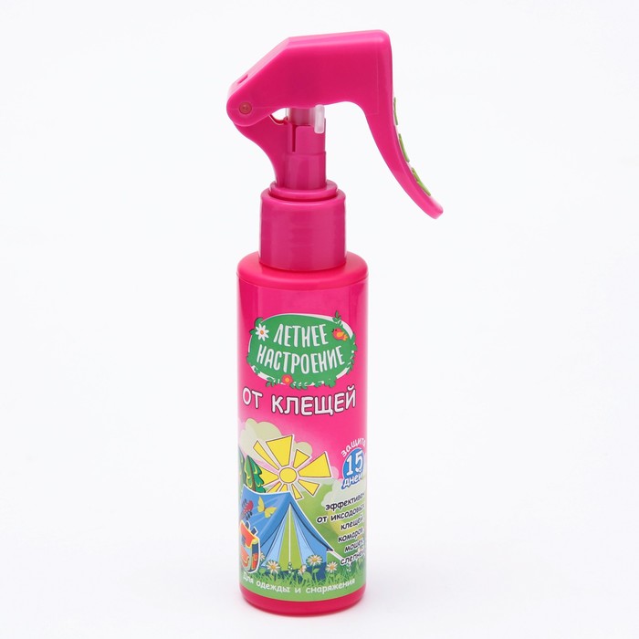 Спрей "Летнее настроение", от клещей, комаров, мошек, слепней, флакон, 100 мл
Спрей "Летнее настроение", от клещей, комаров, мошек, слепней, флакон, 100 мл