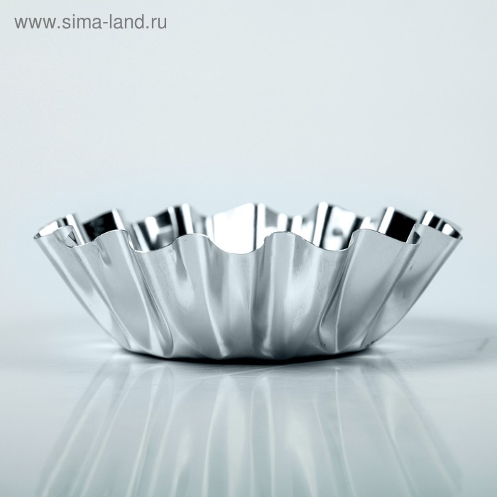 Форма для выпечки кекса, d=7,5, v=3,5 см
Форма для выпечки кекса, d=7,5, v=3,5 см