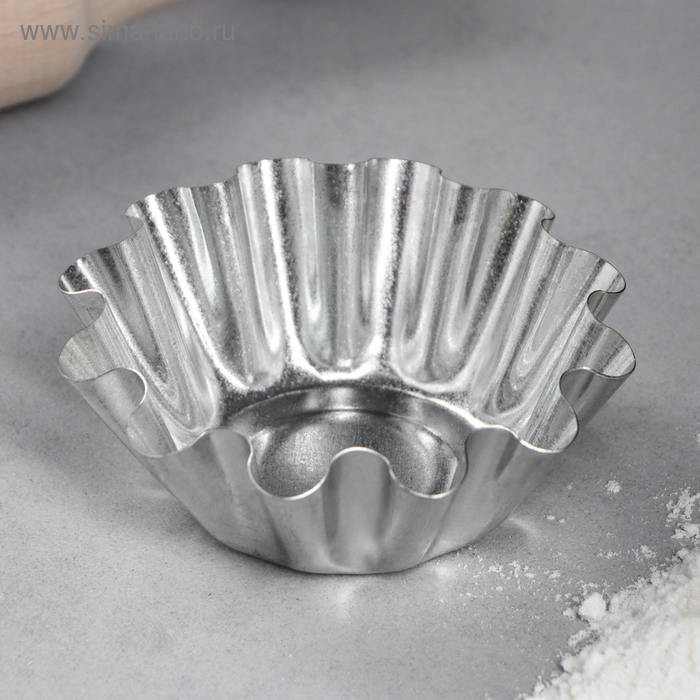 Форма для выпечки кекса, d=8, v=3 см
Форма для выпечки кекса, d=8, v=3 см