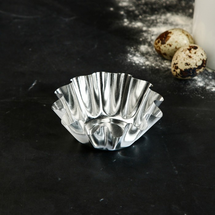 Форма для выпечки кекса, d=8.5 см, h=3.5 см
Форма для выпечки кекса, d=8.5 см, h=3.5 см