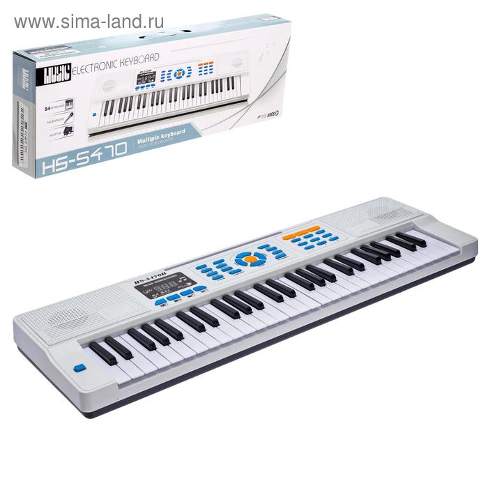 Синтезатор «Нотка» с микрофоном, 54 клавиши
Синтезатор «Нотка» с микрофоном, 54 клавиши