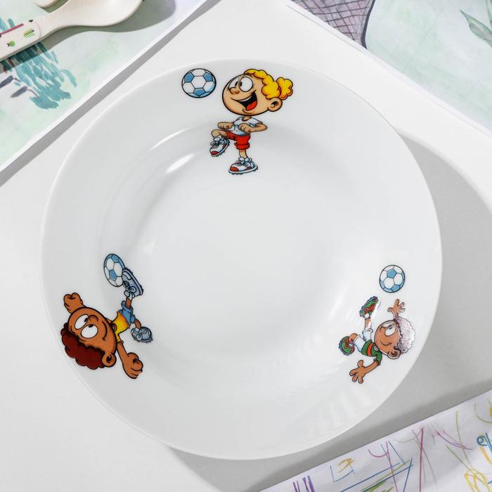 Тарелка глубокая «Юные футболисты», 230 мл, d=20 см, рисунок МИКС 
Тарелка глубокая «Юные футболисты», 230 мл, d=20 см, рисунок МИКС