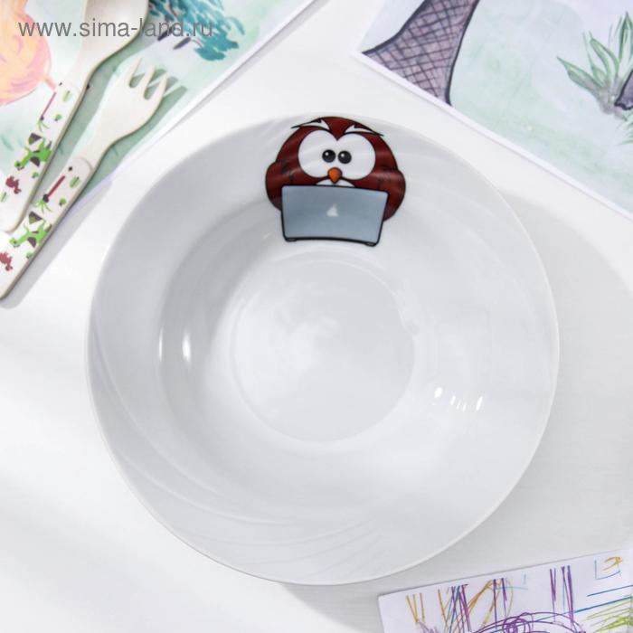 Тарелка глубокая «Совушки», 230 мл, d=20 см, МИКС
Тарелка глубокая «Совушки», 230 мл, d=20 см, МИКС