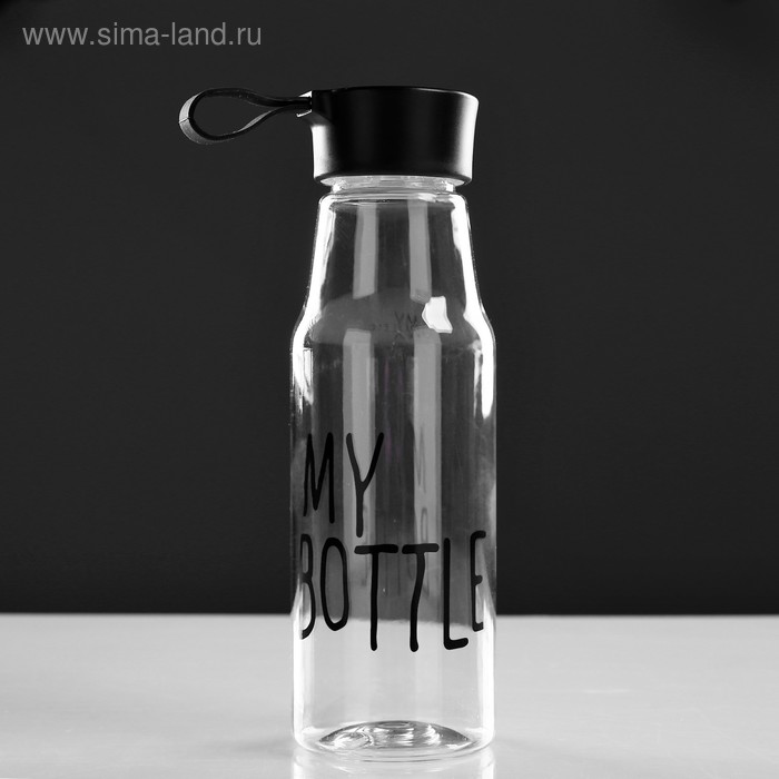 Бутылка для воды 450 мл, прозрачная, микс цветов и надписей, 6.5х21 см
Бутылка для воды 450 мл, прозрачная, микс цветов и надписей, 6.5х21 см