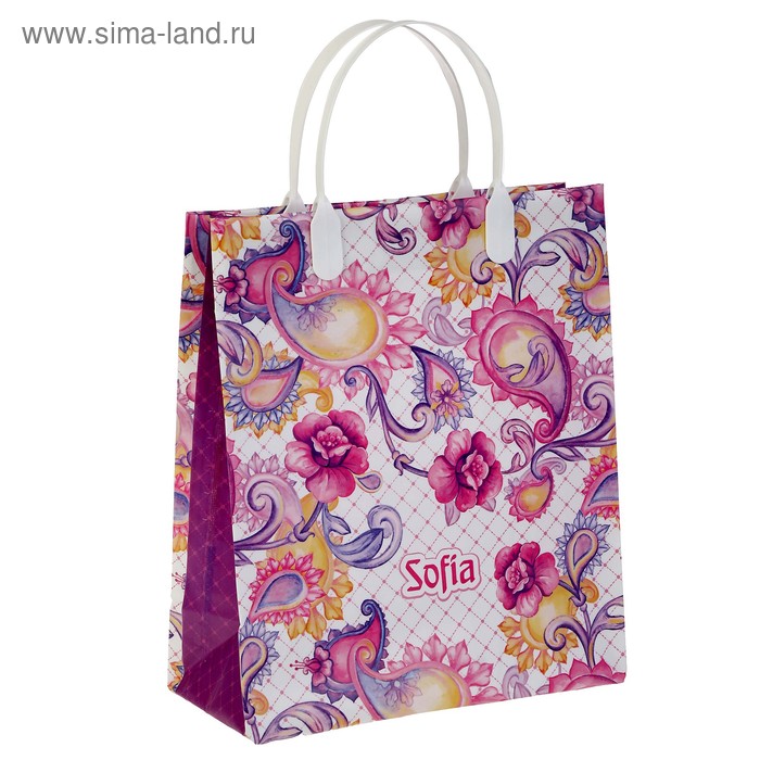 Пакет "София", мягкий пластик, 23 х 27 см, 150 мкм
Пакет "София", мягкий пластик, 23 х 27 см, 150 мкм