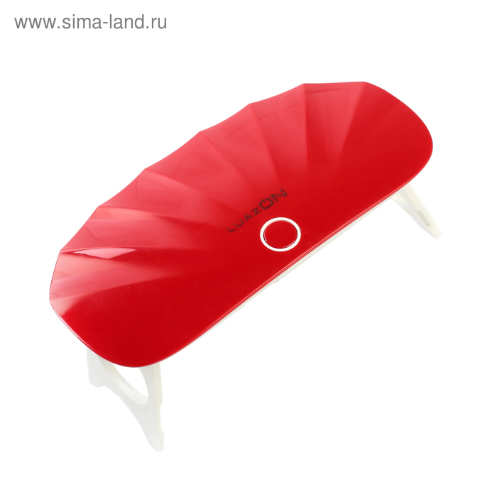 Лампа для гель-лака LuazON LUF-12, LED, 6 Вт, 6 диодов, USB, красная
Лампа для гель-лака LuazON LUF-12, LED, 6 Вт, 6 диодов, USB, красная