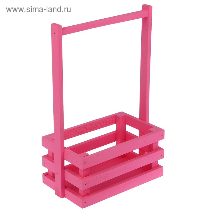 Кашпо деревянное 20×13×34 см "Classic", трёхреечное, с ручкой, розовый Дарим Красиво
Кашпо деревянное 20×13×34 см "Classic", трёхреечное, с ручкой, розовый Дарим Красиво