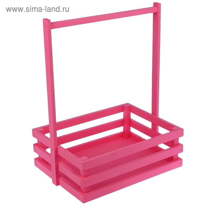 Кашпо деревянное 30×23×40 см "Classic", трёхреечное, с ручкой, розовый светлый Дарим Красиво
Кашпо деревянное 30×23×40 см "Classic", трёхреечное, с ручкой, розовый светлый Дарим Красиво