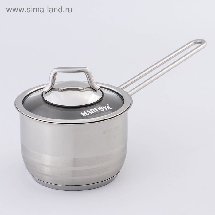 Ковш «Классика», d=12 см, h=8 см, 1 л, капсульное дно, стеклянная крышка 
Ковш «Классика», d=12 см, h=8 см, 1 л, капсульное дно, стеклянная крышка