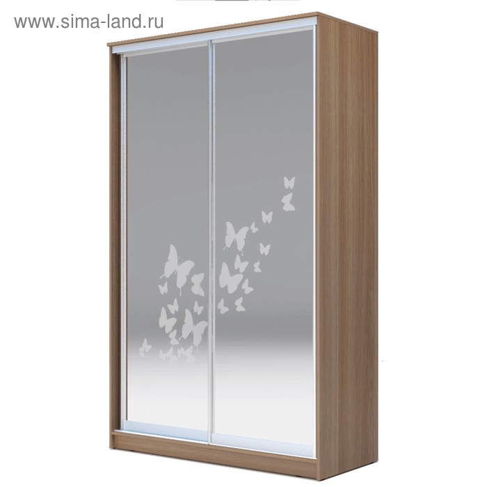 Шкаф-купе Хит-24-14-66 Ясень шимо тёмный, Бабочки
Шкаф-купе Хит-24-14-66 Ясень шимо тёмный, Бабочки