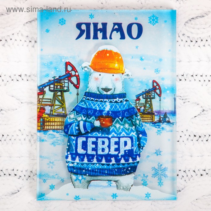 Магнит «ЯНАО. Северный медведь и нефтяные вышки»
Магнит «ЯНАО. Северный медведь и нефтяные вышки»