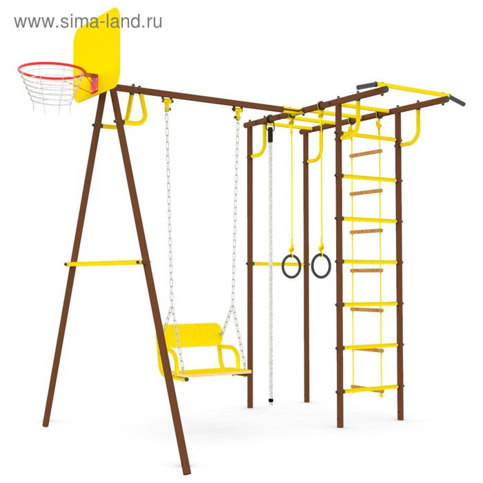Детский спортивный комплекс уличный-6.2 «Тарзан мини 2», цвет шоколад 
Детский спортивный комплекс уличный-6.2 «Тарзан мини 2», цвет шоколад