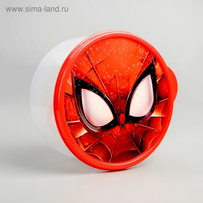Ланч-бокс круглый 500 мл, Человек-паук
Ланч-бокс круглый 500 мл, Человек-паук