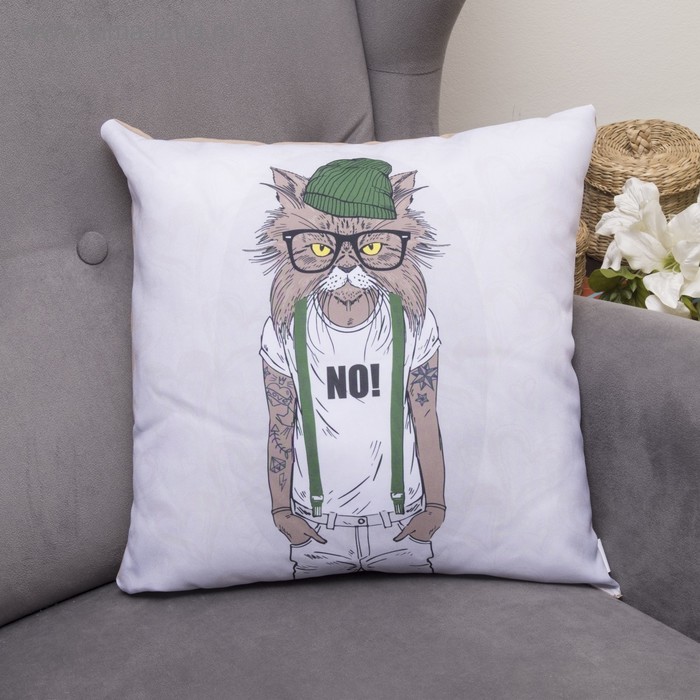 Подушка декоративная, 40х40см, габардин, синтетич. волокно, 160 гр/м
Подушка декоративная, 40х40см, габардин, синтетич. волокно, 160 гр/м