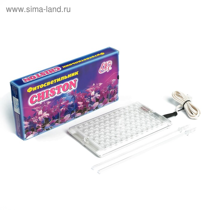 Фитосветильник светодиодный "Чистон-Фито", 8 Вт, 72 LED, IP20, 220 В, биколорный
Фитосветильник светодиодный "Чистон-Фито", 8 Вт, 72 LED, IP20, 220 В, биколорный