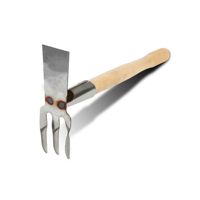Мотыжка комбинированная, длина 39 см, 3 зубца, нержавеющая сталь
Мотыжка комбинированная, длина 39 см, 3 зубца, нержавеющая сталь