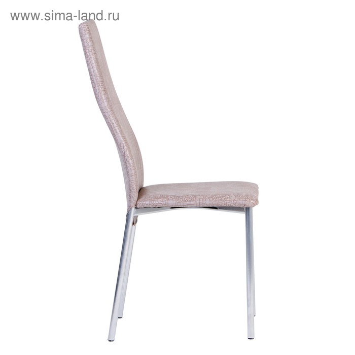 фото Стул "волна" серебро/капучино рептилия клик мебель