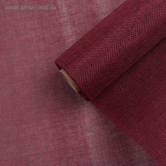 Джут искусственный, цвет бордовый, 0,48 х 4,5 м
Джут искусственный, цвет бордовый, 0,48 х 4,5 м