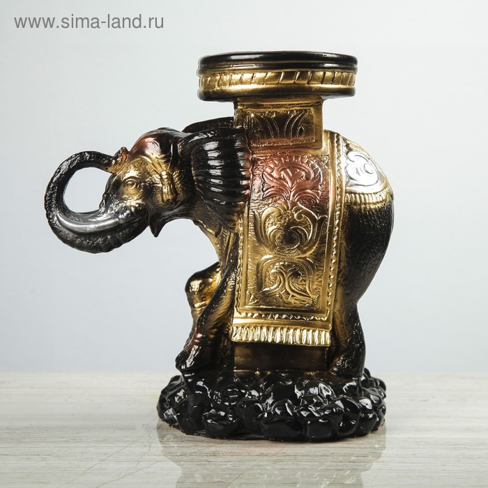 Подставка декоративная "Слон", чёрный, 27,5 см
Подставка декоративная "Слон", чёрный, 27,5 см