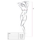 Боди Passion Erotic Line BS 071 White, Белый, One size Pas_BS 071 White One size - Passion - Эротические чулки на тело - Купить